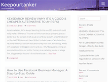 Tablet Screenshot of keepourtanker.com